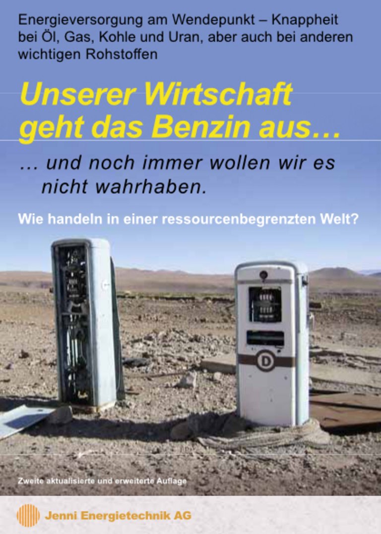 Unserer Wirtschaft geht das Benzin aus