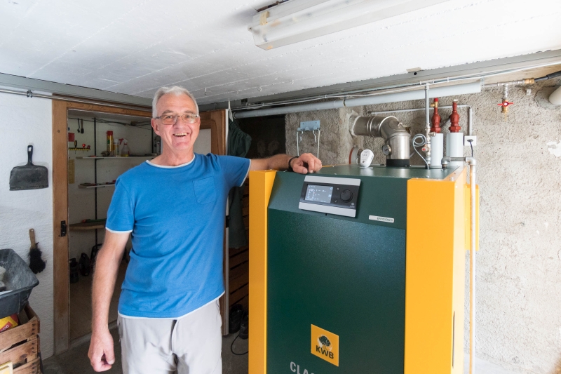 KWB Holzvergaserkessel für Stückholz