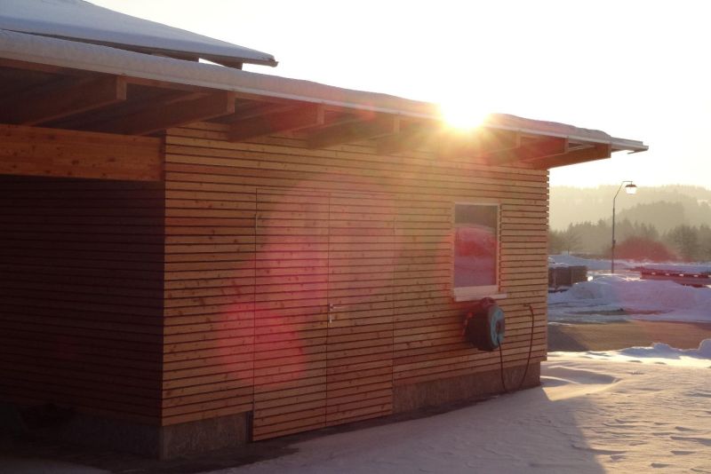Sonnenhaus mit Holzbauelementen