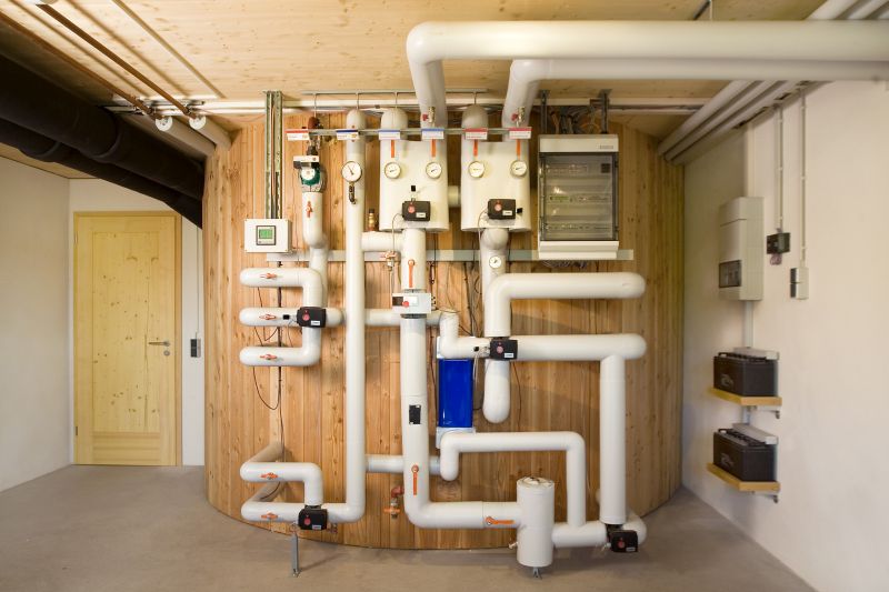 Technikraumf für Wärmespeicher und Batteriespeicher der Fotovoltaikanlage
