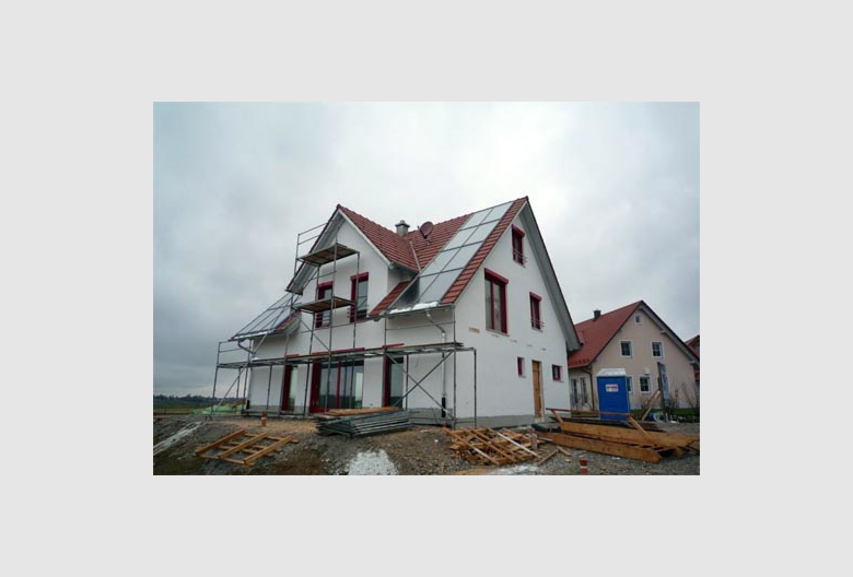 Sonnenkollektoren nützen auf der Nordseite nichts, deshalb sind sie immer auf der Südseite montiert