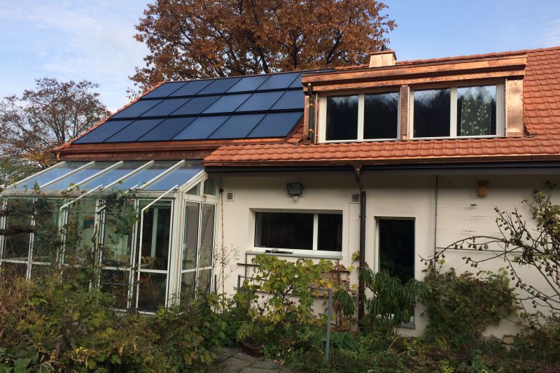 Energiedach Winkler Solar erzeugt Wärme und Strom