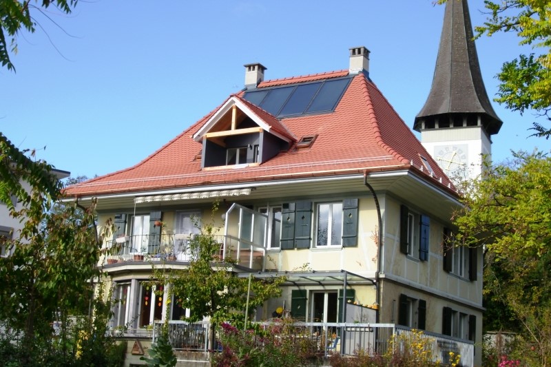 Indach Kollektoren für Solare Wärme